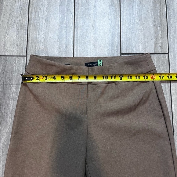 Talbots New With Tags Brown Signature Brown Trouser Size 8P - Picture 3 of 7